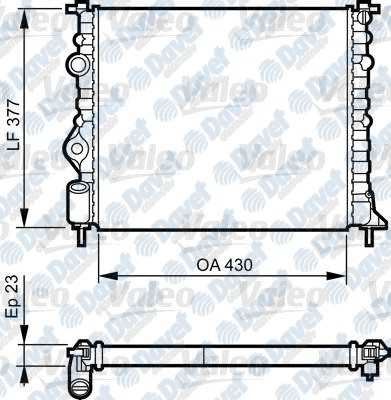 VALEO 731378 Su Radyatoru Kangoo 1.4 8v Nac-Clio Ii 1.5 Nac K7m/K7j/E7j/K4m Megane Scenic 1.4 16v 1.6.8v 1.6 16v Nac Thalia 1.2 1.4 1.5